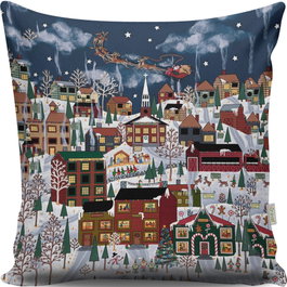 Aberto Design Cojín Multicolor 43 x 43 cm